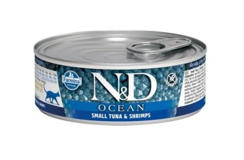 FARMINA N&D Ocean Tuna & Shrimp Adult - mokra karma dla kota - 70 g FARMINA N&D Ocean Tuna & Shrimp Adult - mokra karma dla kota - 70 g