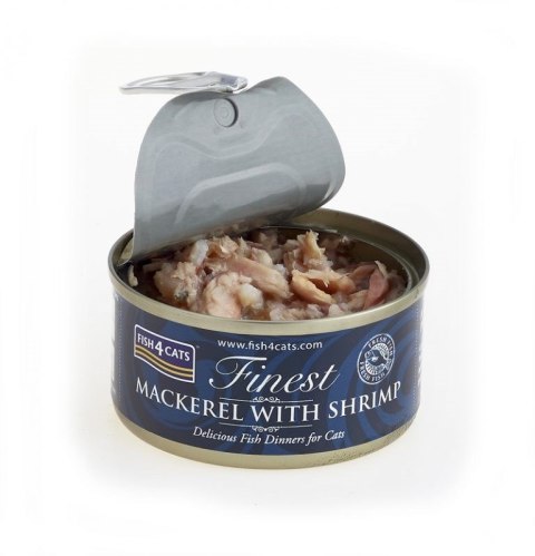 Fish4Cats Finest Makrela z Krewetkami 70g FISH4DOGS Fish4Cats Finest Makrela z Krewetkami 70g FISH4DOGS