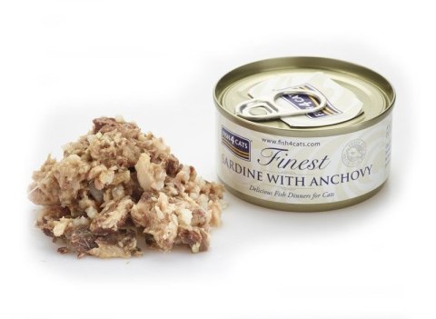 Fish4Cats Finest Sardynka z Anchoisi 70g FISH4DOGS Fish4Cats Finest Sardynka z Anchoisi 70g FISH4DOGS