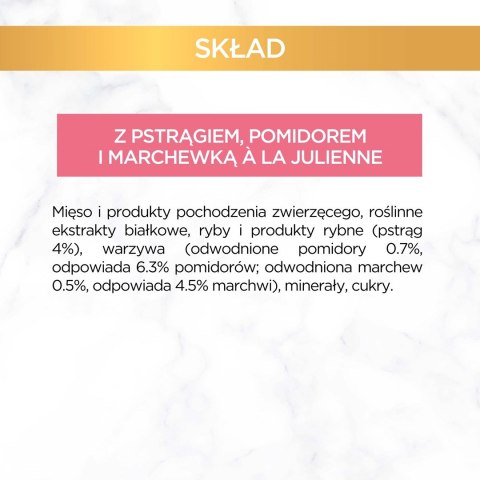 GOURMET A la Carte Kurczak, Pstrąg, Wołowina, Rdzawiec - mokra karma dla kota - 4 x 85 g PURINA NESTLE GOURMET A la Carte Kurczak, Pstrąg, Wołowina, Rdzawiec - mokra karma dla kota - 4 x 85 g PURINA NESTLE