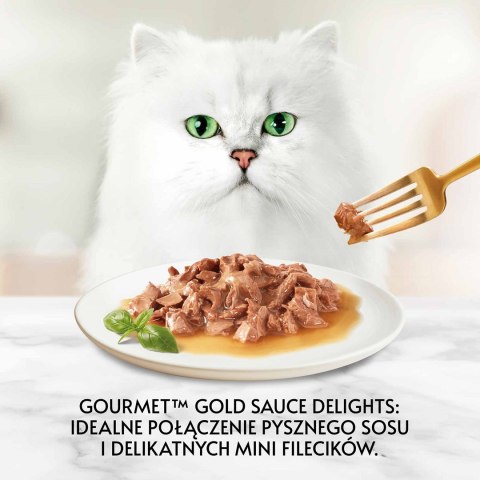 Gourmet Gold Sauce Delights mokra karma dla kota z kurczakiem 85 g PURINA NESTLE Gourmet Gold Sauce Delights mokra karma dla kota z kurczakiem 85 g PURINA NESTLE