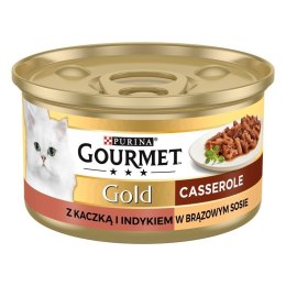 Gourmet Gold mokra karma dla kota z kaczką i indykiem 85g PURINA NESTLE