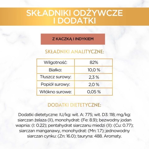 Gourmet Gold mokra karma dla kota z kaczką i indykiem 85g PURINA NESTLE Gourmet Gold mokra karma dla kota z kaczką i indykiem 85g PURINA NESTLE