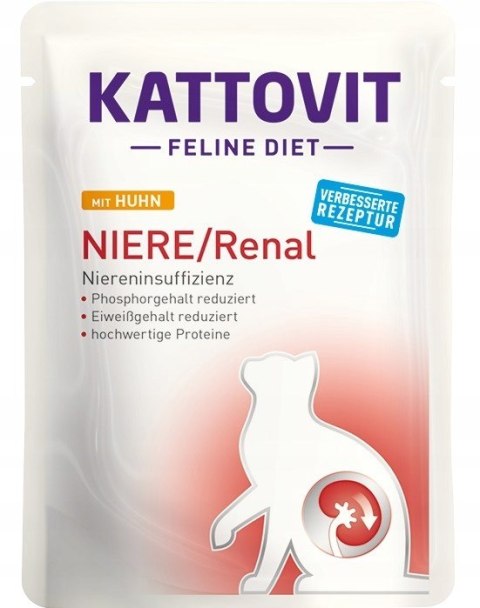 KATTOVIT FELINE Zestaw na nerki 12x 85g dla kota KATTOVIT KATTOVIT FELINE Zestaw na nerki 12x 85g dla kota KATTOVIT