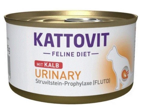 KATTOVIT URINARY Cielęcina puszka 85g dla kota KATTOVIT