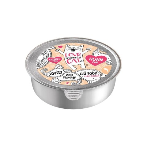 Love is where a cat is® z czystym kurczakiem 85g Love is where a cat is Love is where a cat is® z czystym kurczakiem 85g Love is where a cat is