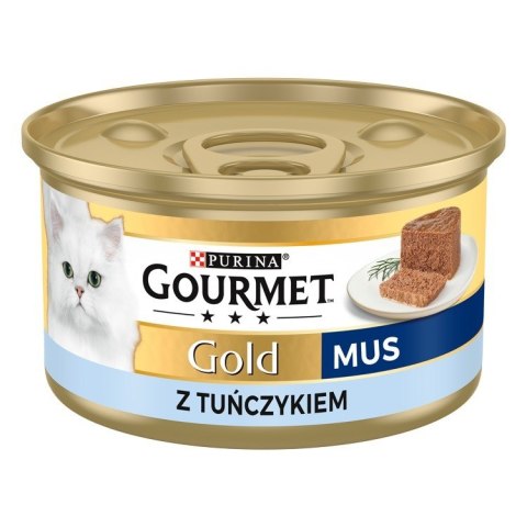 PURINA Gourmet Gold Mus z tuńczykiem - mokra karma dla kota - 85 g PURINA Gourmet Gold Mus z tuńczykiem - mokra karma dla kota - 85 g