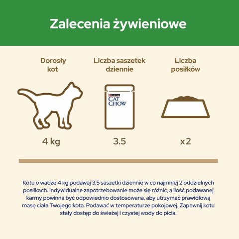 Purina Cat Chow Sterilised z kurczakiem i bakłażanem w sosie - mokra karma dla kota - 85 g PURINA NESTLE Purina Cat Chow Sterilised z kurczakiem i bakłażanem w sosie - mokra karma dla kota - 85 g PURINA NESTLE