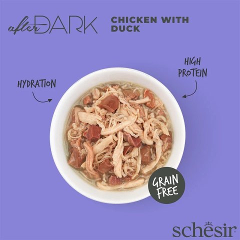 SCHESIR AFTER DARK FILLETS Kurczak z kaczką 80g Agras Pet Foods SCHESIR AFTER DARK FILLETS Kurczak z kaczką 80g Agras Pet Foods