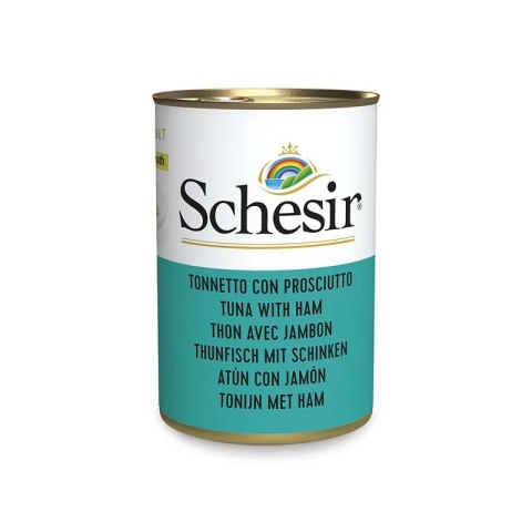 SCHESIR Adult Tuńczyk z szynką 140g Agras Pet Foods SCHESIR Adult Tuńczyk z szynką 140g Agras Pet Foods