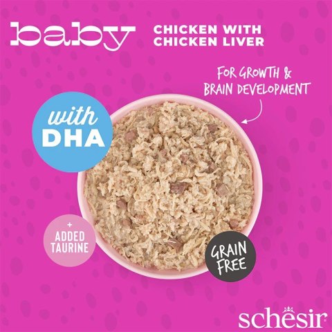 SCHESIR BABY Kurczak z LIVER 70g Agras Pet Foods SCHESIR BABY Kurczak z LIVER 70g Agras Pet Foods
