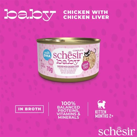 SCHESIR BABY Kurczak z LIVER 70g Agras Pet Foods SCHESIR BABY Kurczak z LIVER 70g Agras Pet Foods