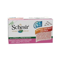 SCHESIR M-Pack Filety z kurczaka z szynką 6x50g Agras Pet Foods