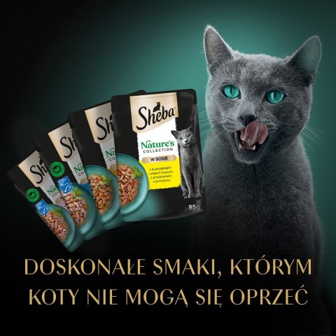 SHEBA Nature's Collection Mix - mokra karma dla kota - 40x85 g Sheba SHEBA Nature's Collection Mix - mokra karma dla kota - 40x85 g Sheba