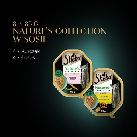 SHEBA Nature's collection mix smaków dla kota8x85g Sheba SHEBA Nature's collection mix smaków dla kota8x85g Sheba