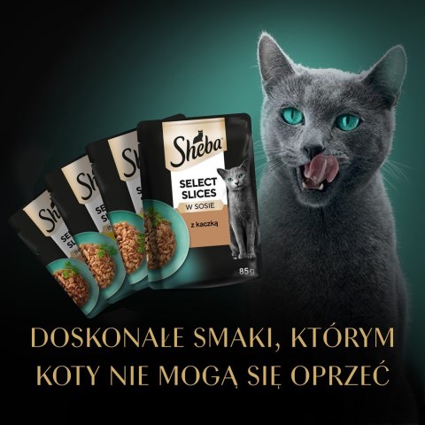 SHEBA Selection Select Slices Drobiowe Smaki 85g Sheba SHEBA Selection Select Slices Drobiowe Smaki 85g Sheba