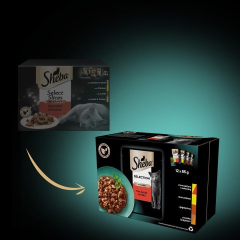 SHEBA Selection in Sauce Soczyste Smaki Sheba SHEBA Selection in Sauce Soczyste Smaki Sheba
