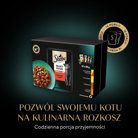 SHEBA Selection in Sauce Soczyste Smaki Sheba SHEBA Selection in Sauce Soczyste Smaki Sheba