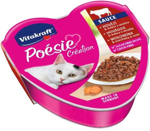 VITAKRAFT POESIE CREATION SOS wołowina/marchew 85g Vitakraft