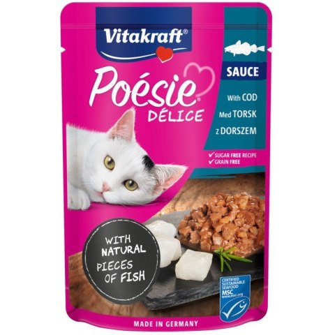 VITAKRAFT POESIE DELICE dorsz dla kota 85g Vitakraft VITAKRAFT POESIE DELICE dorsz dla kota 85g Vitakraft