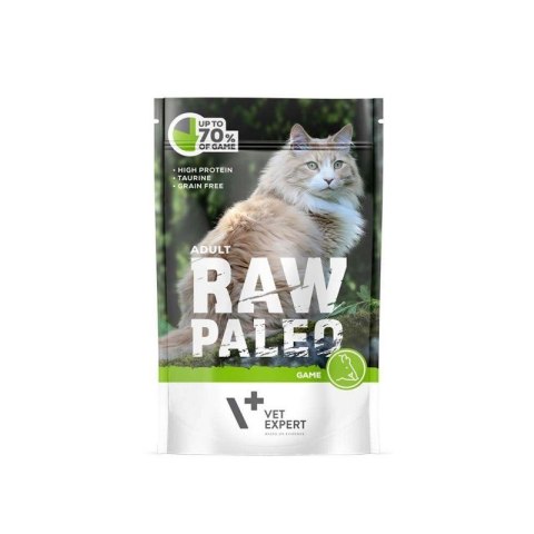 VetExpert Raw Paleo adult cat - Dzik saszetka 100g VetExpert VetExpert Raw Paleo adult cat - Dzik saszetka 100g VetExpert
