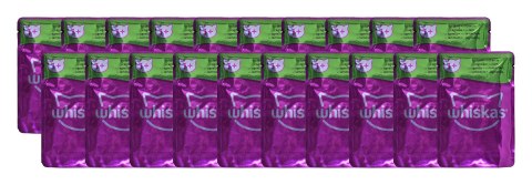 WHISKAS Klasyczne posiłki w sosie - mokra karma dla kota - 80x85 g Whiskas WHISKAS Klasyczne posiłki w sosie - mokra karma dla kota - 80x85 g Whiskas