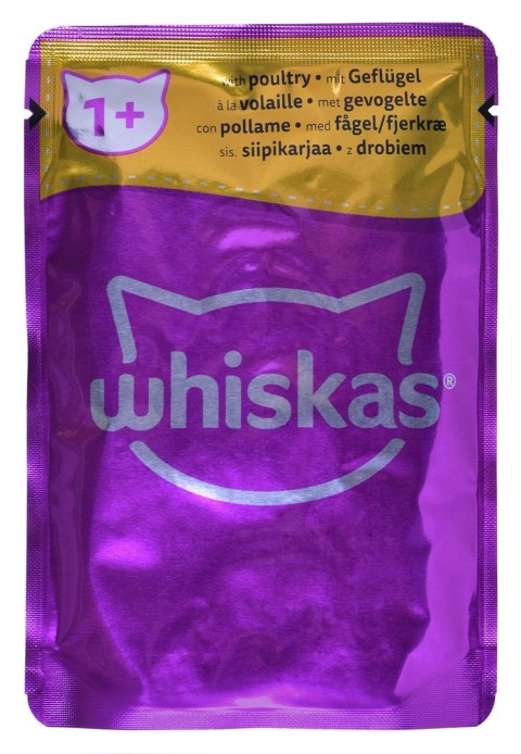 WHISKAS Klasyczne posiłki w sosie - mokra karma dla kota - 80x85 g Whiskas WHISKAS Klasyczne posiłki w sosie - mokra karma dla kota - 80x85 g Whiskas