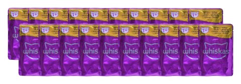 WHISKAS Klasyczne posiłki w sosie - mokra karma dla kota - 80x85 g Whiskas WHISKAS Klasyczne posiłki w sosie - mokra karma dla kota - 80x85 g Whiskas