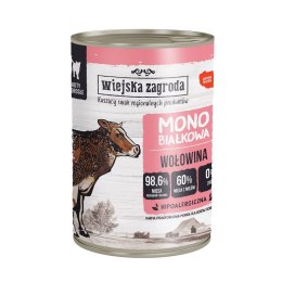 Wiejska Zagroda Monobiałkowa dla kota Wołowina 400g Wiejska zagroda