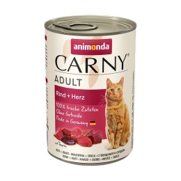 ANIMONDA Carny Adult wołowina i serca - mokra karma dla kota - 400 g Animonda