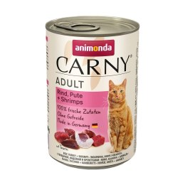 ANIMONDA Carny Adult wołowina, indyk i krewetki - mokra karma dla kota - 400g Animonda