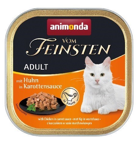 ANIMONDA Vom Feinsten Classic Cat kurczak w sosie marchewkowym - mokra karma dla kota - 100 g ANIMONDA Vom Feinsten Classic Cat kurczak w sosie marchewkowym - mokra karma dla kota - 100 g