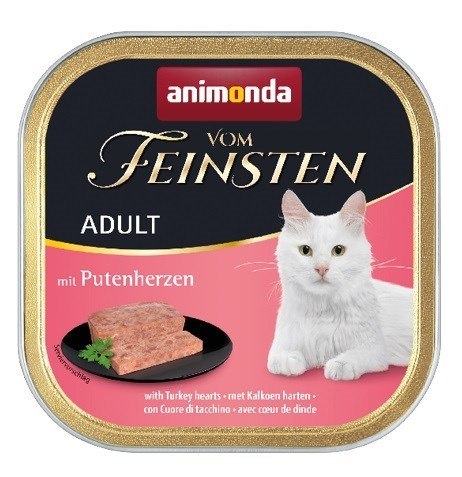 ANIMONDA Vom Feinsten Classic Cat serca indyka - mokra karma dla kota - 100g Animonda ANIMONDA Vom Feinsten Classic Cat serca indyka - mokra karma dla kota - 100g Animonda