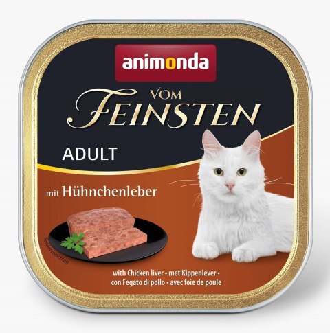 ANIMONDA Vom Feinsten Classic Cat wątróbka z kurczaka - mokra karma dla kota - 100g Animonda ANIMONDA Vom Feinsten Classic Cat wątróbka z kurczaka - mokra karma dla kota - 100g Animonda
