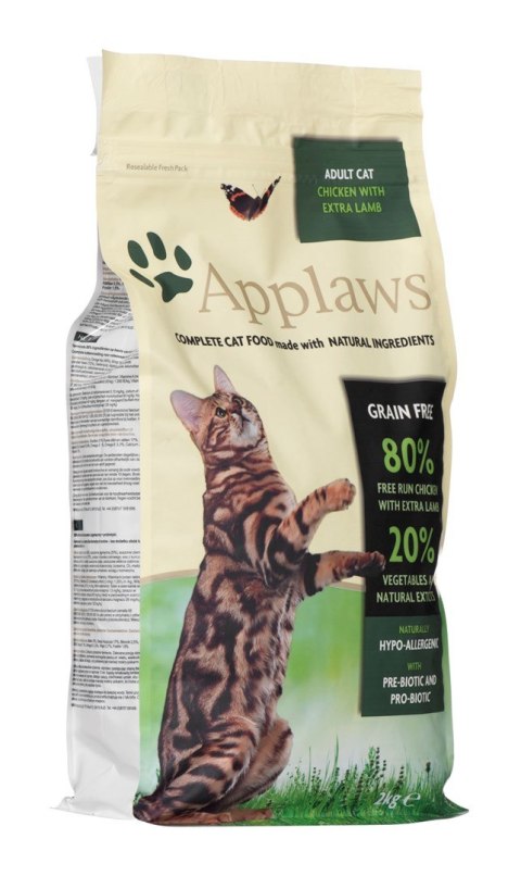 APPLAWS CAT Kurczak i Jagnięcina - karma dla kotów z wysoką zawartością mięsa - 2kg Applaws