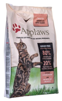 APPLAWS CAT Kurczak i Łosoś - karma dla kotów z wysoką zawartością mięsa - 7,5kg Applaws