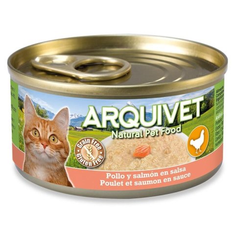 ARQUIVET puszka dla kota kurczak w sosie z krewetkami 80g ARQUIVET ARQUIVET puszka dla kota kurczak w sosie z krewetkami 80g ARQUIVET