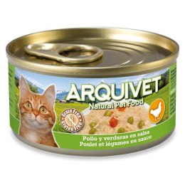 ARQUIVET puszka dla kota kurczak w sosie z paluszkami krabowymi 80g ARQUIVET