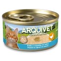 ARQUIVET puszka dla kota kurczak w sosie z warzywami 80g ARQUIVET