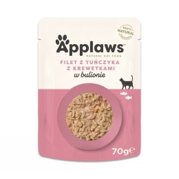 Applaws Cat Pouch Tuna Fillet with Pacific Prawn 70g Applaws