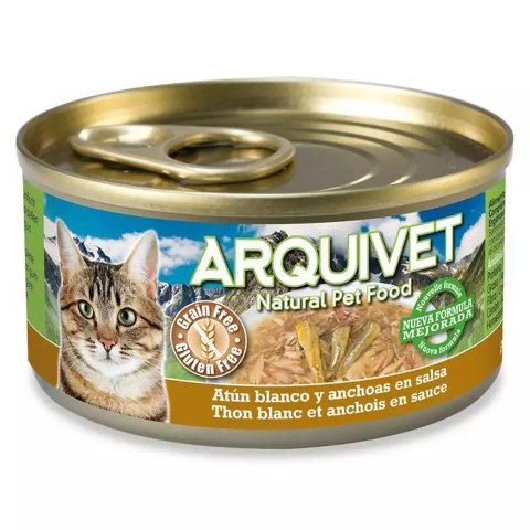 Arquivet dla kota z tuńczykiem i sardelką 80 g ARQUIVET Arquivet dla kota z tuńczykiem i sardelką 80 g ARQUIVET