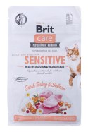 BRIT Care Grain-Free Sensitive Turkey&Salmon - sucha karma dla kota - 400 g Brit