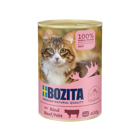 Bozita Pasztet Z Wołowiną - mokra karma dla kota - 400g BOZITA Bozita Pasztet Z Wołowiną - mokra karma dla kota - 400g BOZITA