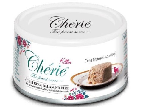 Cherie Karma w puszce dla kota MUS KITTEN TUŃCZYK 80g Cherie Cherie Karma w puszce dla kota MUS KITTEN TUŃCZYK 80g Cherie