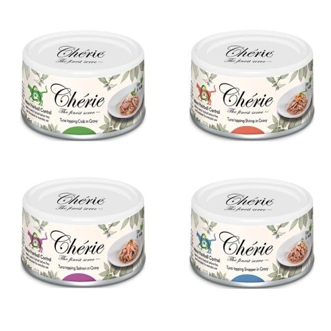 Cherie Kule włosowe TUŃCZYK zestaw 24 x 80g Cherie Cherie Kule włosowe TUŃCZYK zestaw 24 x 80g Cherie