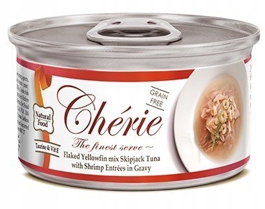 Cherie MIKS TUŃCZYKA W SOSIE zestaw 24 x 80g Cherie Cherie MIKS TUŃCZYKA W SOSIE zestaw 24 x 80g Cherie