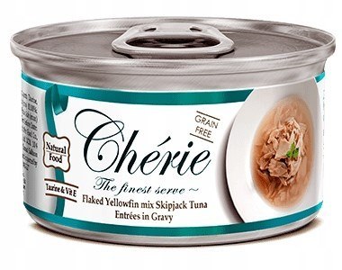 Cherie MIKS TUŃCZYKA W SOSIE zestaw 24 x 80g Cherie Cherie MIKS TUŃCZYKA W SOSIE zestaw 24 x 80g Cherie
