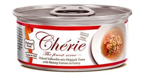 Cherie MIKS TUŃCZYKA W SOSIE zestaw 24 x 80g Cherie Cherie MIKS TUŃCZYKA W SOSIE zestaw 24 x 80g Cherie