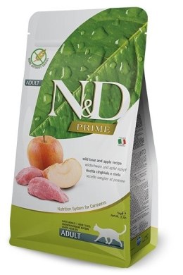 FARMINA N&D Prime Boar & Apple Adult - sucha karma dla kota - 5kg Farmina