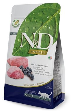 FARMINA N&D Prime Lamb & Blueberry Adult - sucha karma dla kota - 1,5kg Farmina